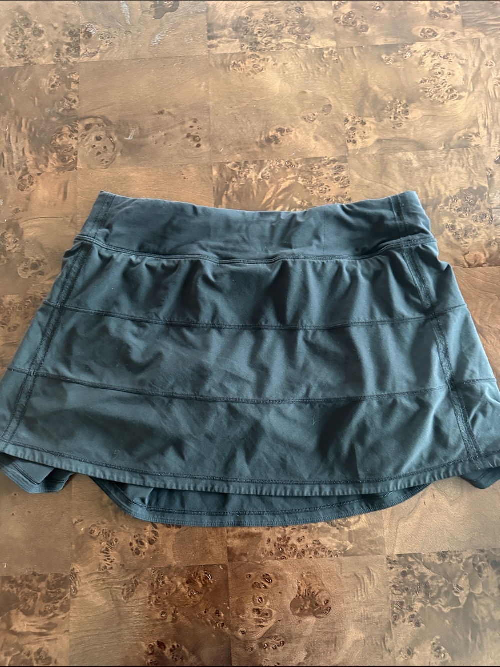 lululemon athletica teal tiered athletic skort